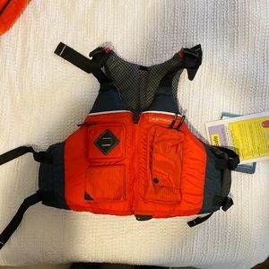 Orange ASTRAL life vest. Never worn. Tags included